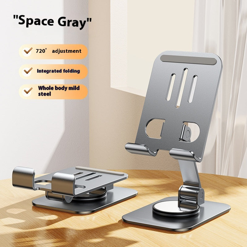 Support Téléphone Aluminium – Rotation 720° & Design Minimaliste