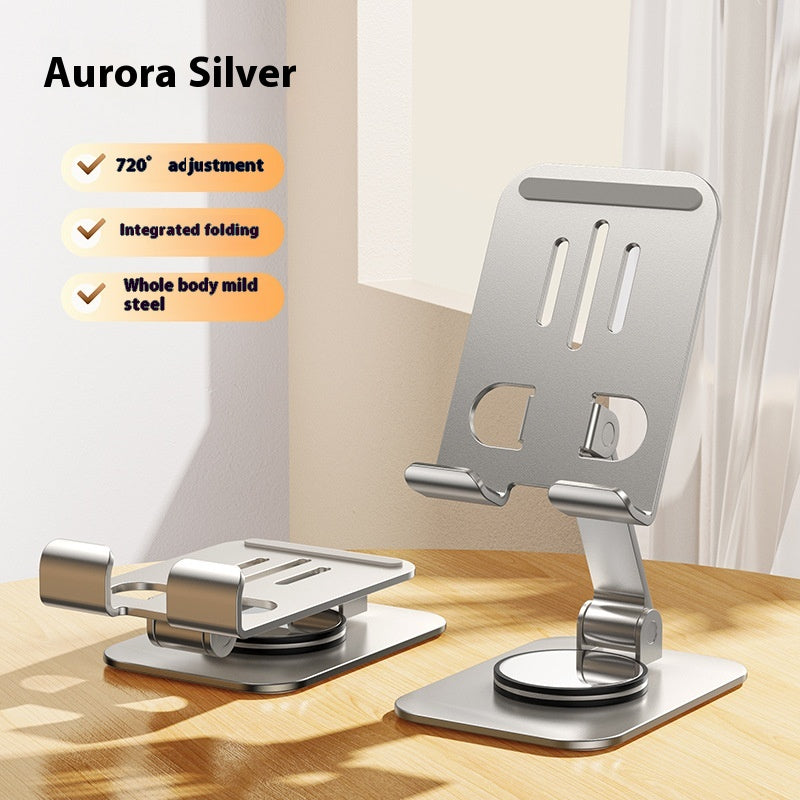 Support Téléphone Aluminium – Rotation 720° & Design Minimaliste